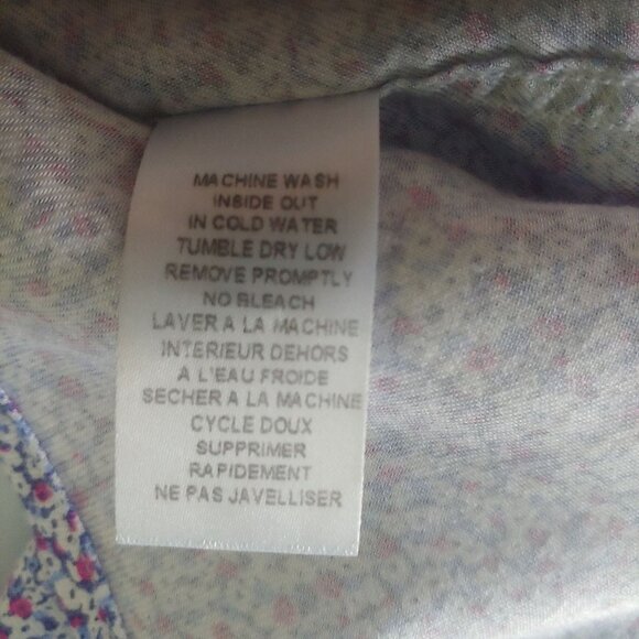 Frank & Eileen Sweet Flowers Floral Softgirl Cottage Button Shirt Eileen S - Picture 15 of 15